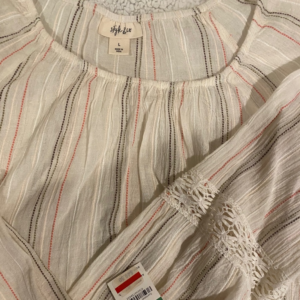 Style & Co 3/4 sleeve knit top